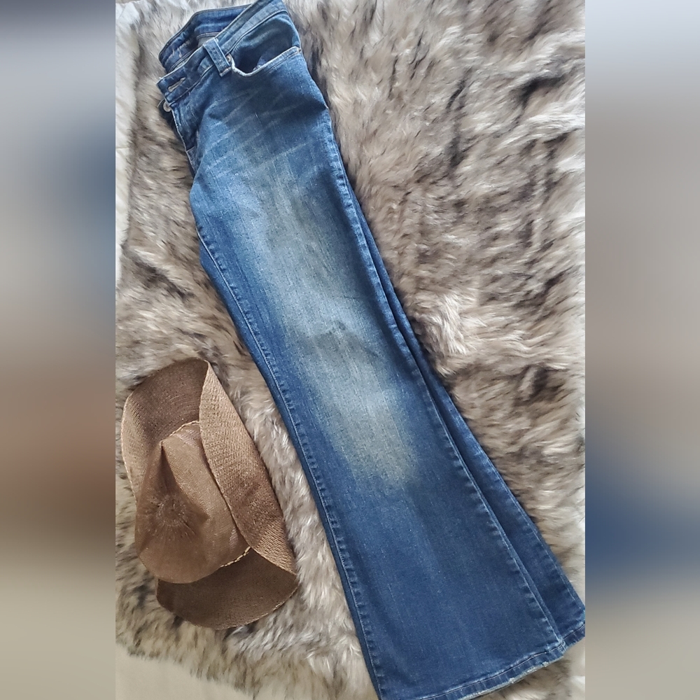 Darkwash Flared Denim Jeans